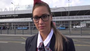 Czech Streets 106 Stewardess Andrea
