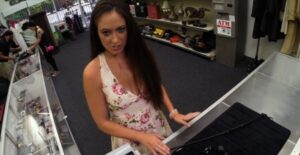 XXX Pawn Whips Handcuffs and a face full of cum