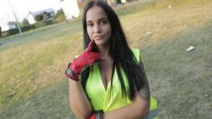 Public Agent Litter Picker Fucked in the Woods