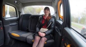 FakeTaxi Shy Brunette Fucked Doggystyle