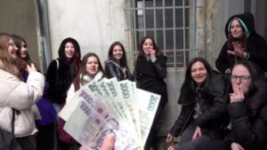 Czech Streets 134 Girls from Hairdressing Tech