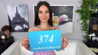 Czech Sex Casting E374 Beautiful and shy Emma Evas has no experience